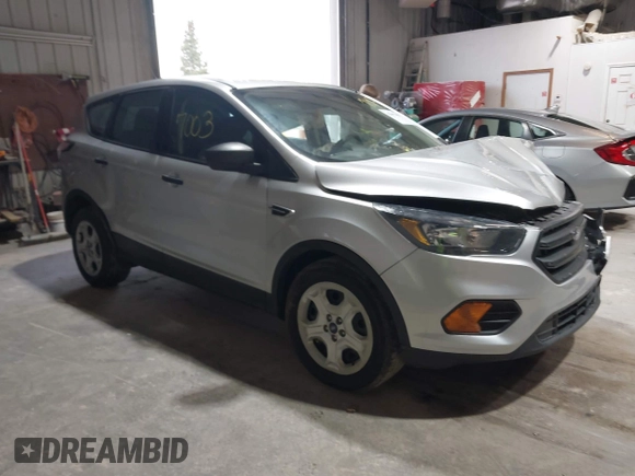 2018 Ford Escape S with VIN 1FMCU0F79JUA28438, listed as a IAAI auction lot 42097003 with 122,268 mi miles and . Bid and sale history available at carsss.com. Image 1.