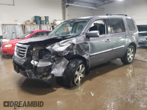 2015 Honda Pilot Touring with VIN 5FNYF4H97FB063909, listed as a Copart auction lot 51971865 with 81,609 mi miles and Salvage Title. Bid and sale history available at carsss.com. Image 1.