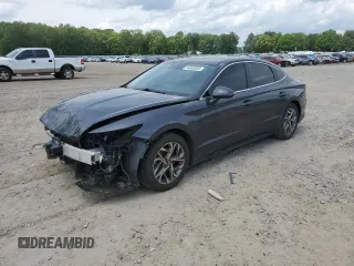 2020 Hyundai Sonata SEL z VIN 5NPEL4JAXLH010599, wystawiony jako Copart lot #54666835 z przebiegiem 99 358 mil mil oraz Szkoda całkowita • Salvage title. Historia ofert i sprzedaży dostępna na DreamBid. Obrazek 1.