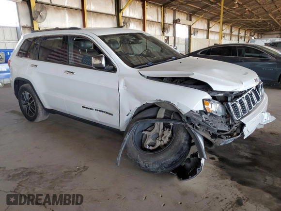2017 Jeep Grand Cherokee Limited with VIN 1C4RJEBG5HC793379, listed as a Copart auction lot 59575685 with 207,307 mi miles and Salvage title. Bid and sale history available at DreamBid. Image 4.