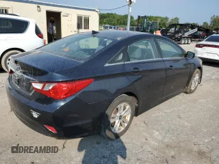 2014 Hyundai Sonata GLS with VIN 5NPEB4ACXEH913553, listed as a Copart auction lot 63059734 with 147,885 mi miles and Salvage Title. Bid and sale history available at carsss.com. Image 3.