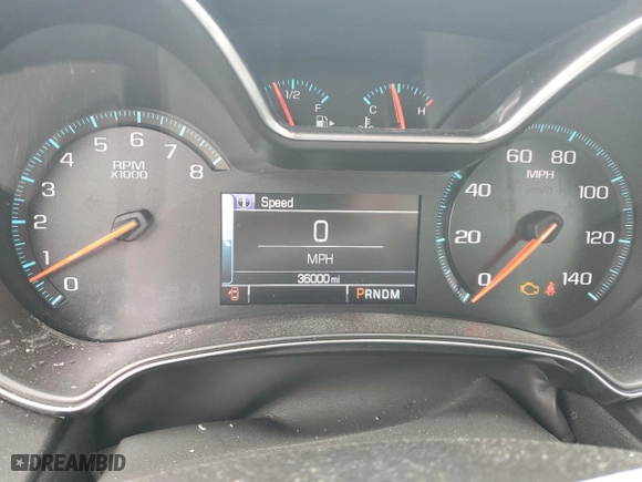 2014 Chevrolet Impala LTZ with VIN 1G1155S36EU138774, listed as a Copart auction lot 54018215 with 36,000 mi miles and Salvage Title. Bid and sale history available at carsss.com. Image 9.