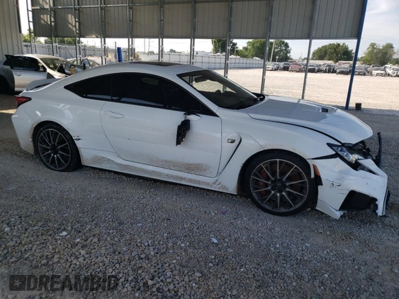 2020 Lexus RC F with VIN JTHDP5BCXL5007836, listed as a Copart auction lot 60625385 with 29,778 mi miles and Salvage title. Bid and sale history available at DreamBid. Image 4.