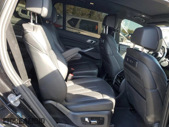 2021 BMW X7 M50i with VIN 5UXCX6C06M9G14044, listed as a Copart auction lot 46078775 with 49,938 mi miles and Salvage Title. Bid and sale history available at carsss.com. Image 11.