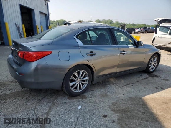 2017 Infiniti Q50 Premium z VIN JN1EV7AP1HM742488, wystawiony jako Copart lot #60002845 z przebiegiem 93 619 mil mil oraz Czysty tytuł • Clean title. Historia ofert i sprzedaży dostępna na DreamBid. Obrazek 3.