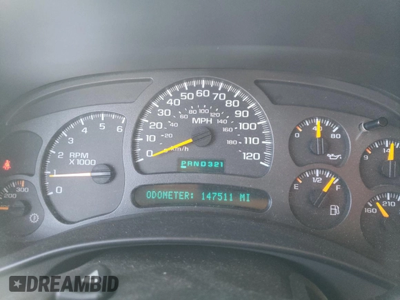 2003 Chevrolet Suburban LT with VIN 3GNGK26U13G239207, listed as a Copart auction lot 83342214 with 147,511 mi miles and Salvage Title. Bid and sale history available at carsss.com. Image 9.