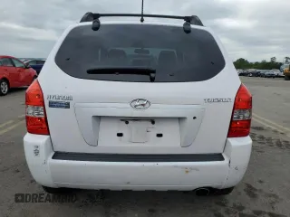 2006 Hyundai Tucson GL with VIN KM8JM12B26U351969, listed as a Copart auction lot 69653074 with 126,722 mi miles and Salvage Title. Bid and sale history available at carsss.com. Image 6.