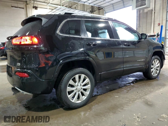 2018 Jeep Cherokee Overland with VIN 1C4PJMJX2JD614458, listed as a Copart auction lot 85475184 with 74,068 mi miles and Clean Title. Bid and sale history available at carsss.com. Image 3.