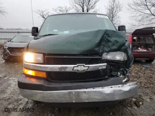 2009 Chevrolet Express Passenger with VIN 1GAHG39K091161470, listed as a Copart auction lot 43410435 with 59,850 mi miles and Salvage Title. Bid and sale history available at carsss.com. Image 5.
