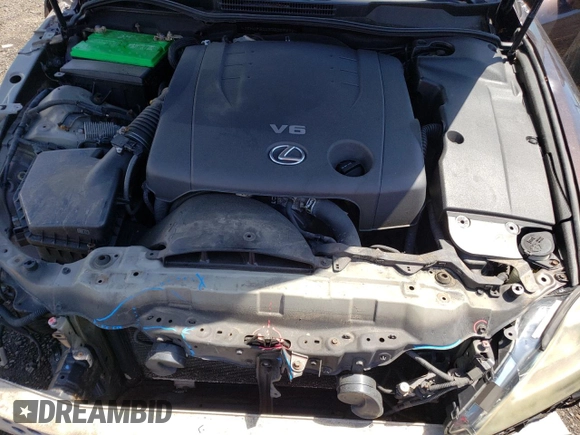 2012 Lexus IS 250 with VIN JTHCF5C23C5059992, listed as a Copart auction lot 55779635 with 182,529 mi miles and Salvage Title. Bid and sale history available at DreamBid. Image 11.