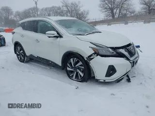 2023 Nissan Murano SL z VIN 5N1AZ2CS8PC104422, wystawiony jako IAAI lot #41533534 z przebiegiem 21 181 mil mil oraz . Historia ofert i sprzedaży dostępna na DreamBid. Obrazek 1.