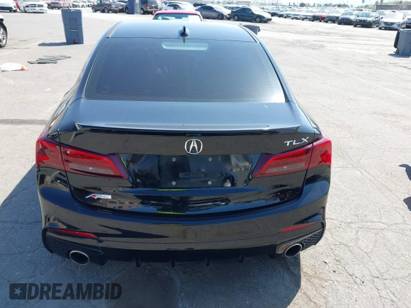 2018 Acura TLX w/A-SPEC Pkg with VIN 19UUB2F69JA007609, listed as a IAAI auction lot 41754437 with 195,047 mi miles. Bid and sale history available at carsss.com. Image 16.