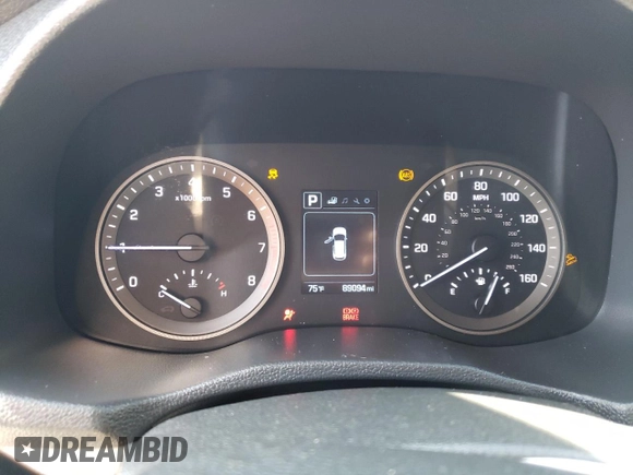 2016 Hyundai Tucson SE z VIN KM8J3CA49GU139380, wystawiony jako Copart lot #54912075 z przebiegiem 89 094 mil mil oraz Szkoda całkowita • Salvage title. Historia ofert i sprzedaży dostępna na DreamBid. Obrazek 9.