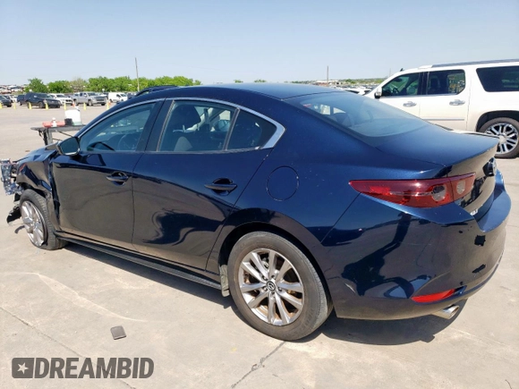 2021 Mazda 3 S with VIN JM1BPAAL4M1321140, listed as a Copart auction lot 52507325 with 53,514 mi miles and Salvage Title. Bid and sale history available at DreamBid. Image 2.