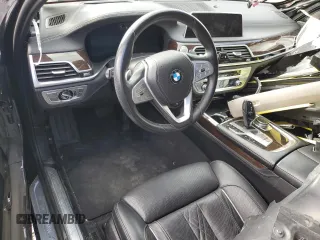2020 BMW 7 Series 750i xDrive with VIN WBA7U2C01LGM27402, listed as a Copart auction lot 52943595 with Not provided miles and Salvage title. Bid and sale history available at DreamBid. Image 8.