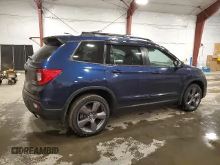 2021 Honda Passport Touring with VIN 5FNYF8H9XMB032027, listed as a Copart auction lot 44045495 with 78,693 mi miles and Salvage Title. Bid and sale history available at carsss.com. Image 3.