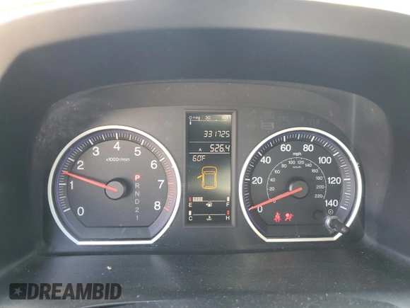 2007 Honda CR-V EX-L with VIN JHLRE48797C060663, listed as a Copart auction lot 49440915 with 331,725 mi miles and Salvage Title. Bid and sale history available at DreamBid. Image 9.