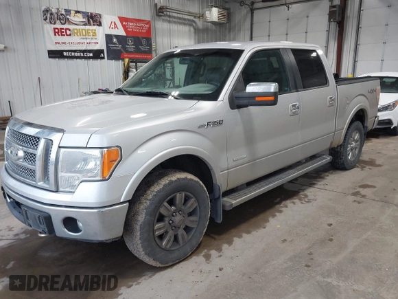 2012 Ford F-150 XL with VIN 1FTFW1ETXCKD43358, listed as a IAAI auction lot 42510091 with 267,104 mi miles and . Bid and sale history available at DreamBid. Image 2.