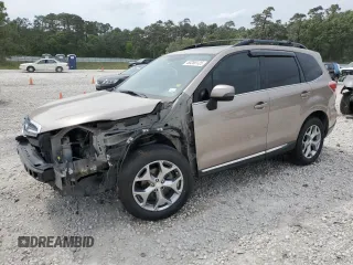 2015 Subaru Forester Touring with VIN JF2SJAUC6FH827254, listed as a Copart auction lot 53265125 with 110,741 mi miles and Salvage title. Bid and sale history available at DreamBid. Image 1.