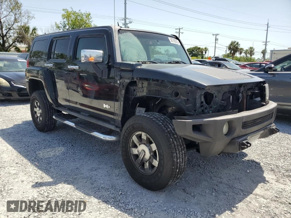 2006 Hummer H3 z VIN 5GTDN136568227096, wystawiony jako Copart lot #56709225 z przebiegiem 230 332 mil mil oraz Szkoda całkowita • Salvage title. Historia ofert i sprzedaży dostępna na DreamBid. Obrazek 4.