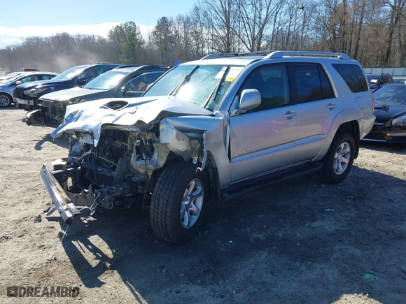2005 Toyota 4Runner SR5 with VIN JTEZU14R350062795, listed as a IAAI auction lot 41651755 with 299,223 mi miles. Bid and sale history available at carsss.com. Image 2.