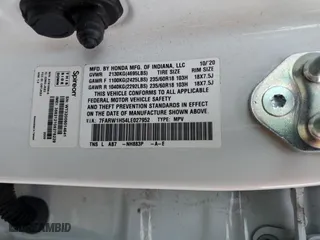 2020 Honda CR-V EX with VIN 7FARW1H54LE027952, listed as a Copart auction lot 45634315 with 79,943 mi miles and Salvage Title. Bid and sale history available at carsss.com. Image 12.