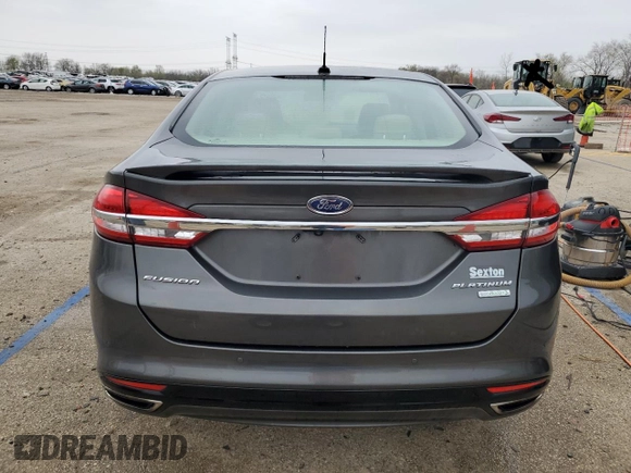 2017 Ford Fusion Titanium with VIN 3FA6P0K92HR290860, listed as a Copart auction lot 52030785 with 100,349 mi miles and Salvage Title. Bid and sale history available at carsss.com. Image 6.