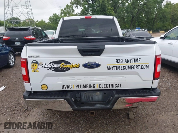 2018 Ford F-150 XL with VIN 1FTEX1CB9JFC81444, listed as a IAAI auction lot 42711062 with 215,224 mi miles and . Bid and sale history available at DreamBid. Image 17.