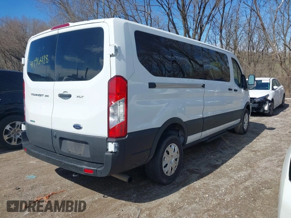 2023 Ford Transit Passenger XL with VIN 1FBAX2YG2PKA45201, listed as a IAAI auction lot 41796428 with 34,040 mi miles and . Bid and sale history available at DreamBid. Image 4.
