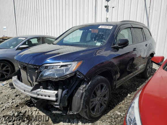 2022 Honda Pilot Sport with VIN 5FNYF6H38NB075315, listed as a Copart auction lot 53789785 with 68,102 mi miles and Salvage title. Bid and sale history available at DreamBid. Image 1.
