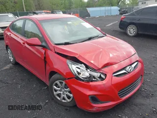 2013 Hyundai Accent GLS with VIN KMHCT4AE4DU585116, listed as a IAAI auction lot 42195395 with 75,909 mi miles and . Bid and sale history available at carsss.com. Image 12.