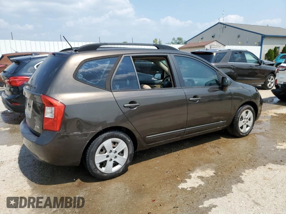 2009 Kia Rondo LX Base with VIN KNAFG528697266422, listed as a Copart auction lot 65730474 with 175,649 mi miles and Non Repairable. Bid and sale history available at carsss.com. Image 3.