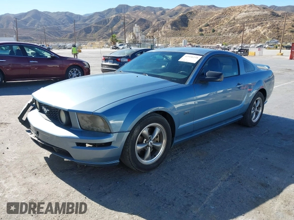2006 Ford Mustang GT Deluxe with VIN 1ZVHT82H865256343, listed as a IAAI auction lot 42550238 with 153,700 mi miles and . Bid and sale history available at DreamBid. Image 2.