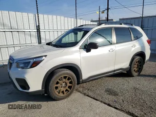 2021 Subaru Forester with VIN JF2SKADC7MH581373, listed as a Copart auction lot 87858085 with 26,024 mi miles and Salvage Title. Bid and sale history available at carsss.com. Image 1.