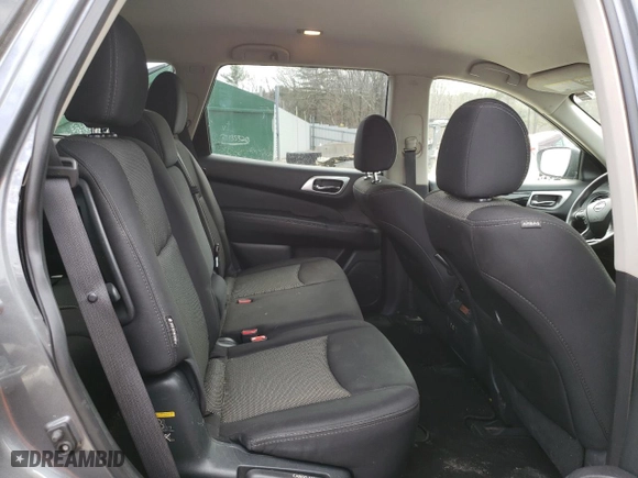 2020 Nissan Pathfinder S with VIN 5N1DR2AN6LC577174, listed as a Copart auction lot 48802775 with 58,442 mi miles and Salvage Title. Bid and sale history available at carsss.com. Image 11.