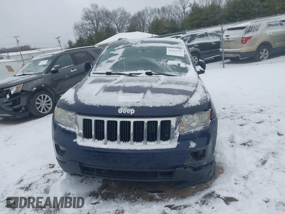 2013 Jeep Grand Cherokee Laredo with VIN 1C4RJFAGXDC542987, listed as a IAAI auction lot 41262770 with 199,273 mi miles. Bid and sale history available at carsss.com. Image 11.