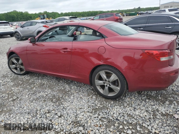 2011 Lexus IS 250 C z VIN JTHFF2C21B2520084, wystawiony jako Copart lot #55036975 z przebiegiem 67 646 mil mil oraz Szkoda całkowita • Salvage title. Historia ofert i sprzedaży dostępna na DreamBid. Obrazek 2.