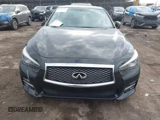2015 Infiniti Q50 with VIN JN1BV7AR5FM392624, listed as a IAAI auction lot 41667327 with 53,589 mi miles. Bid and sale history available at carsss.com. Image 11.