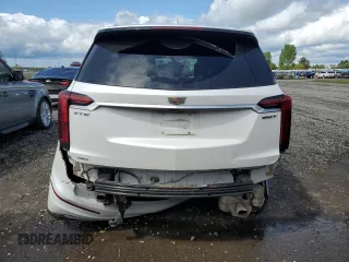 2021 Cadillac XT6 Luxury with VIN 1GYKPBR42MZ145381, listed as a Copart auction lot 54053414 with 45,085 mi miles and Salvage Title. Bid and sale history available at carsss.com. Image 6.