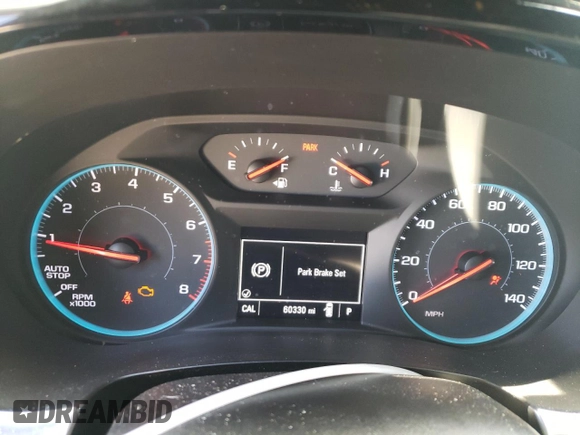 2020 Chevrolet Traverse LS with VIN 1GNERFKW1LJ188274, listed as a Copart auction lot 61883834 with 60,330 mi miles and Salvage Title. Bid and sale history available at carsss.com. Image 9.