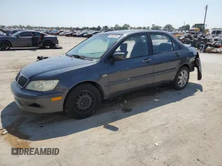2002 Mitsubishi Lancer LS with VIN JA3AJ36E32U030366, listed as a Copart auction lot 68933044 with 0 mi miles and Salvage Title. Bid and sale history available at carsss.com. Image 1.