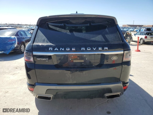 2020 Land Rover Range Rover Sport HSE with VIN SALWR2SUXLA883091, listed as a Copart auction lot 47842445 with 75,370 mi miles and Clean Title. Bid and sale history available at carsss.com. Image 6.