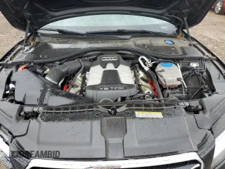 2014 Audi A7 3.0 Premium Plus with VIN WAUWGAFC4EN163660, listed as a Copart auction lot 61225484 with 105,582 mi miles and Salvage Title. Bid and sale history available at carsss.com. Image 12.