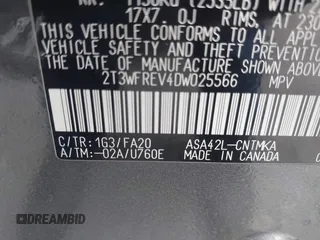2013 Toyota RAV4 XLE with VIN 2T3WFREV4DW025566, listed as a IAAI auction lot 42405417 with 183,181 mi miles and . Bid and sale history available at DreamBid. Image 9.