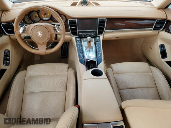 2010 Porsche Panamera S with VIN WP0AB2A71AL064974, listed as a Copart auction lot 53045525 with 44,181 mi miles and Salvage title. Bid and sale history available at DreamBid. Image 8.