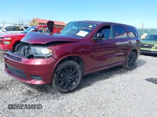 2019 Dodge Durango GT Plus with VIN 1C4RDHDGXKC743820, listed as a IAAI auction lot 41854081 with 101,122 mi miles and . Bid and sale history available at carsss.com. Image 2.