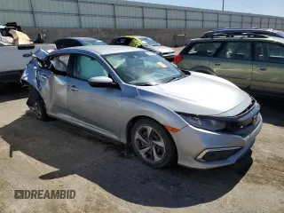 2019 Honda Civic Sedan LX with VIN 19XFC2F68KE007670, listed as a Copart auction lot 48559845 with 0 mi miles and Salvage Title. Bid and sale history available at carsss.com. Image 4.