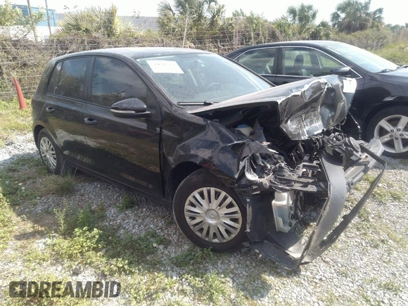 2011 Volkswagen Golf with VIN WVWDA7AJ1BW101448, listed as a IAAI auction lot 41673677 with 65,066 mi miles and . Bid and sale history available at DreamBid. Image 1.