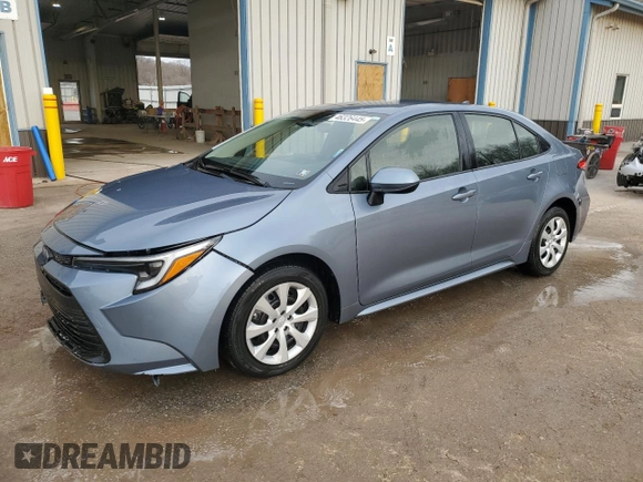 2023 Toyota Corolla Hybrid LE with VIN JTDBCMFE9P3012750, listed as a Copart auction lot 46326445 with 45,207 mi miles and Salvage Title. Bid and sale history available at carsss.com. Image 1.