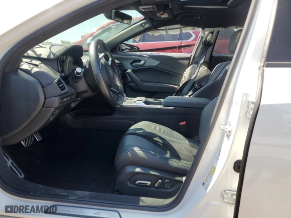 2021 Acura TLX w/A-Spec Package with VIN 19UUB5F51MA016091, listed as a Copart auction lot 63460954 with 50,108 mi miles and Salvage Title. Bid and sale history available at carsss.com. Image 7.